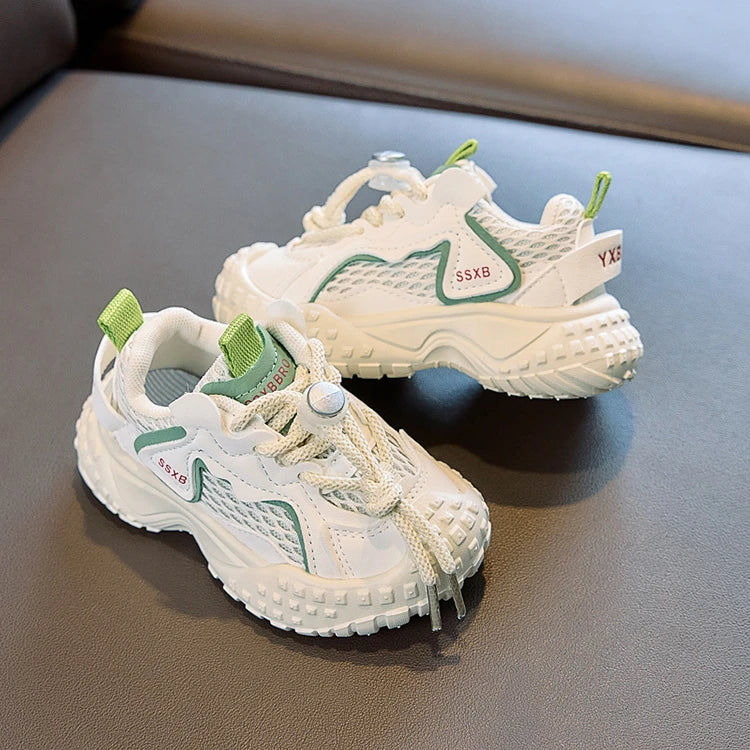 Baby Boys Girls Breathable Mesh Sneakers New Autumn Toddler Walking Shoes Soft Sole Comfort First Walker Daily Wear Age3-5