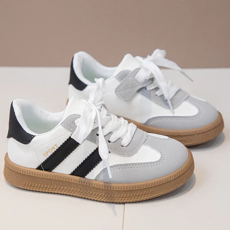Kids Sneakers for Girls Spring Autumn New Boys Sneakers Fashion Patchwork Versatile Children Causal Tennis Shoes Hook Loop