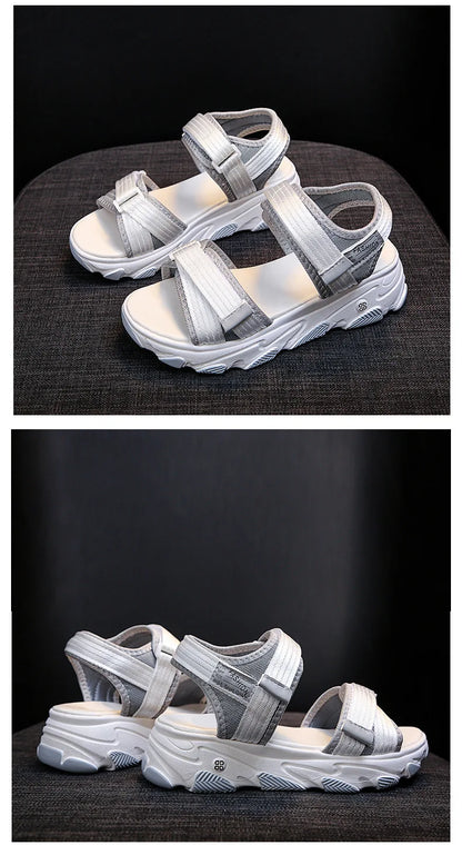 Sandals Women Shoes New Summer Sports Daddy Fashion Casual Non-Slip Platform non-slip Beach Shoes Sandalias