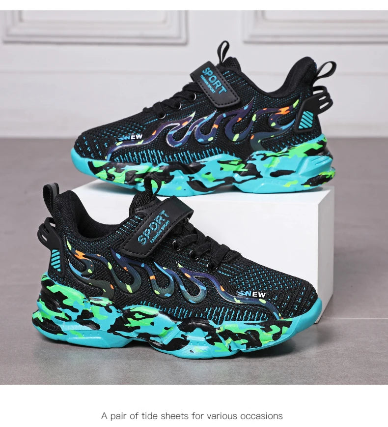 Boys Running Shoes Children Sneakers Mesh Kids Casual Sneakers for Boys
