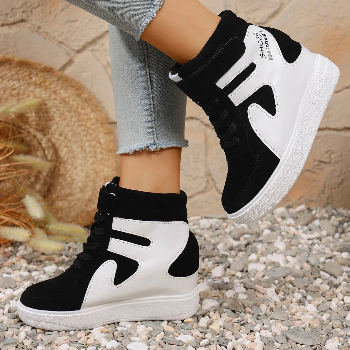 Women SneakersNew Korean Fashion Shoes Thick Bottom Increased Inner Heel Sneakers Women Casual Designer Shoes for Women