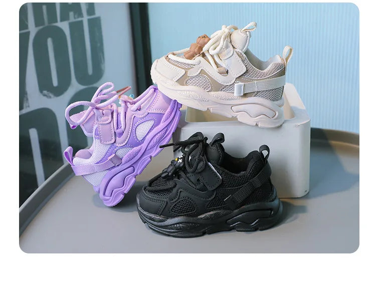 Child Sneaker Autumn New Girl's Sneakers Hollowed Out Single Mesh Boys' Casual Shoe Comfort Casual Shoes for Child Zapatos Niña
