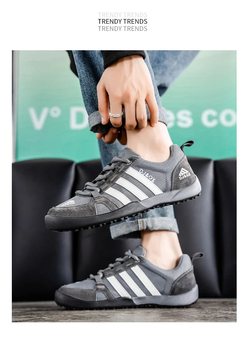 Men's Shoes Fashion Versatile Breathable Board Shoes Thick soled Trendy Casual Shoes (Available)