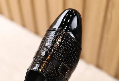 New Kids Leather Shoes Children Baby Loafers Slip-on Flats Students Soft Bottom Performance Shoes Boys Toddler Party Dress Shoes