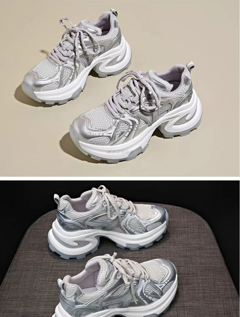 Athletic Woman Footwear New Sneakers Sports Designer Luxury Vulcanized Shoe Trends On Sale Mesh Breathable Shoes for Women