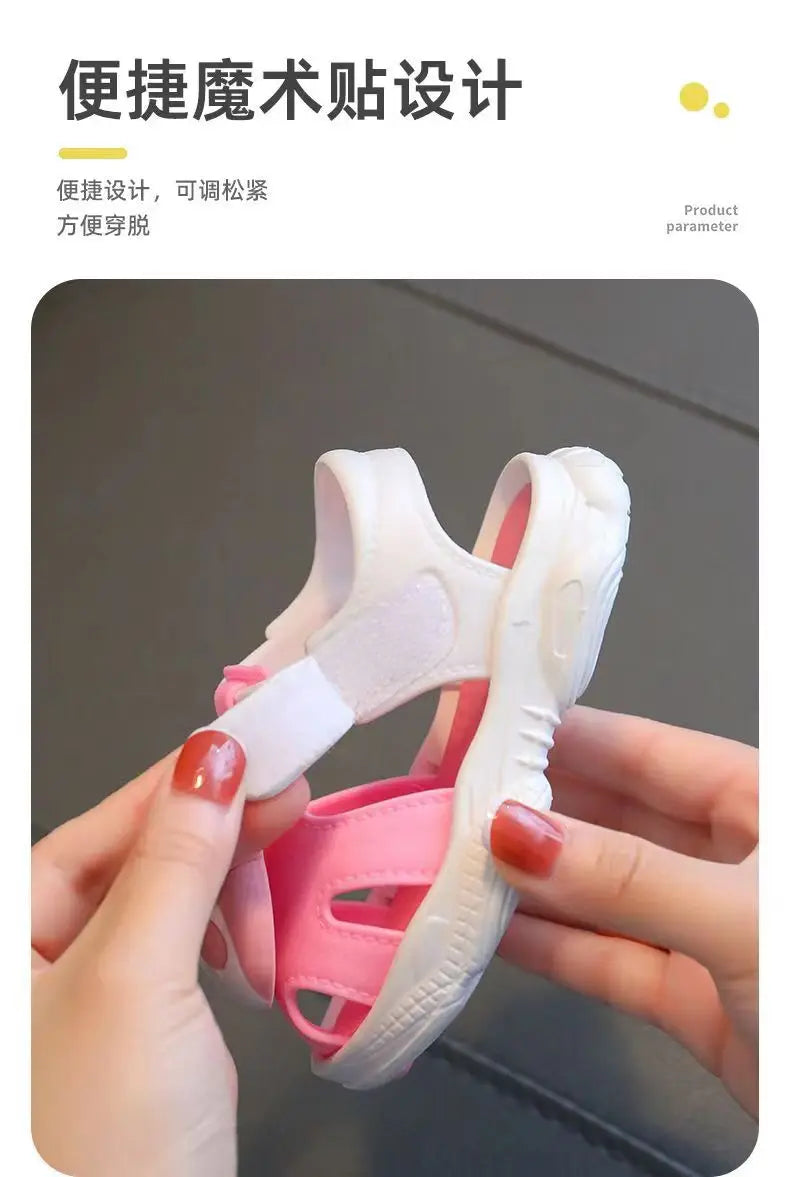 Sandalias Shoes for Girl Children Sandals Garden Shoes New Summer Cartoon Boy Beach Shoe Soft Soled Girls Walking Shoe Baby Shoe