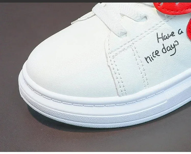 girl shoes spring autumn sports shoes children's soft-soled sneakers student skate shoes casual shoes