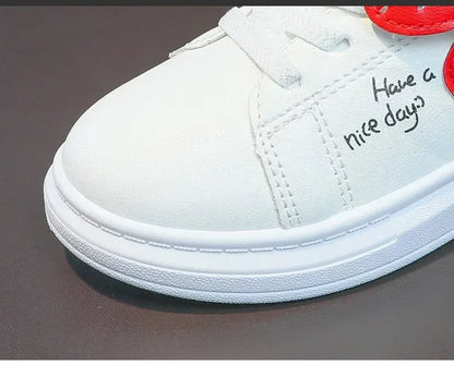 girl shoes spring autumn sports shoes children's soft-soled sneakers student skate shoes casual shoes