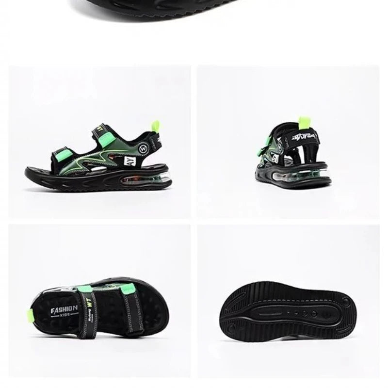 Fashion Kids Sandals Baby Shoes Boy Soft Sole Non-slip Boys Girls Sandals Toddler Children's Shoes Summer Beach 3-14Years