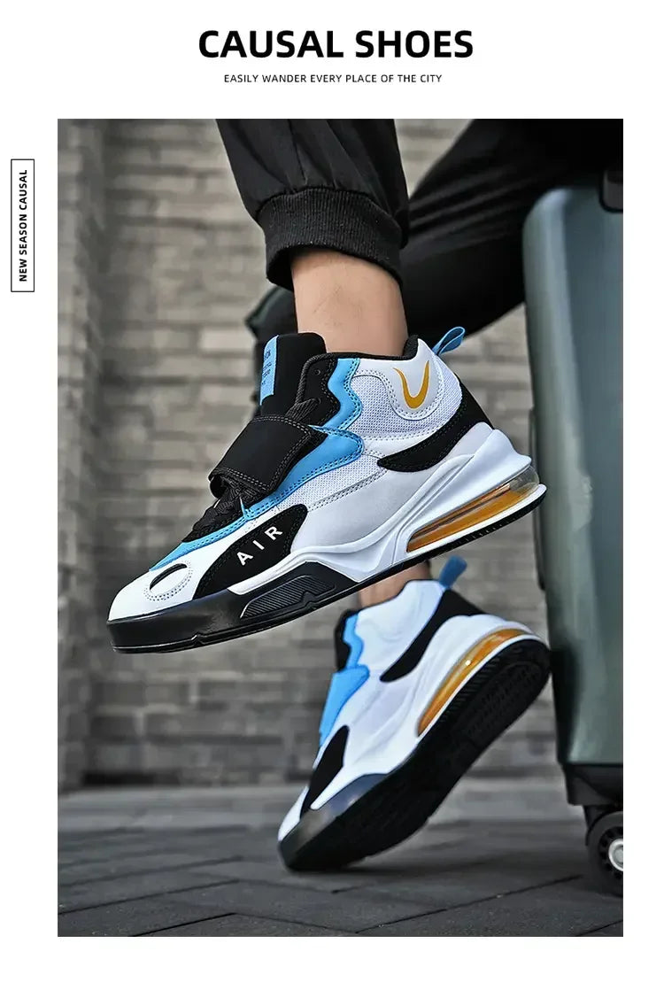 Basketball Shoes for Men Air Cushion Jogging Sport Shoe Breathable Women Basket Sneakers Comfortable Outdoor Training Shoes