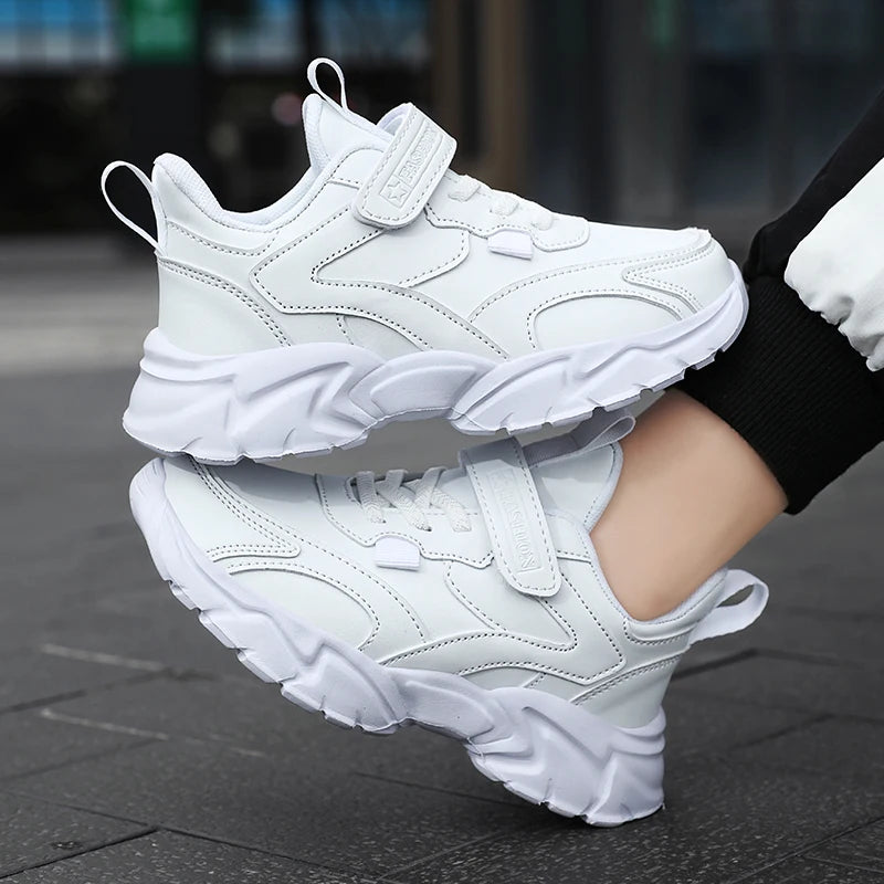 Girl's Fashion Sneakers Lovely Girls Sneaker Outdoor Breathable Mesh Flat Sport Shoes Kids Casual School Walking Shoe Antislip