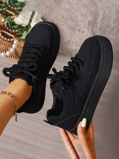 Women's Sneakers 2025 Spring and Autum New Fashion Design Thick-Soled Shoes Versatile Casual Sneakers Женская Обувь
