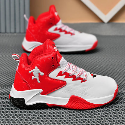 Kids High Top Basketball Shoes for Sports