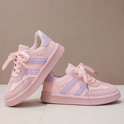 Kids Sneakers for Girls Spring Autumn New Boys Sneakers Fashion Patchwork Versatile Children Causal Tennis Shoes Hook Loop