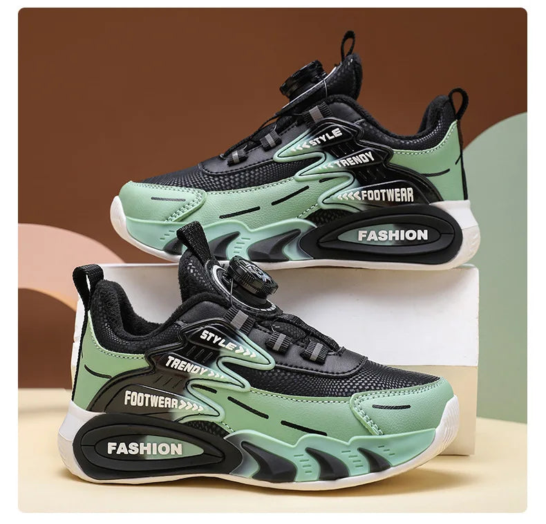 Luxury Boys Sneakers Spring 2026 Autumn Children Shoes Fashion Breathable Non-slip Kids Casual School Tennis Boy Sports Shoes