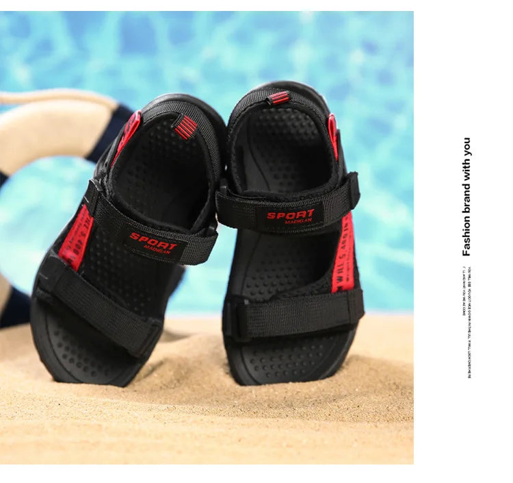 Summer Kids Sandals Breathable Boys Sandals Soft Comfortable Children's Shoes Outdoor Beach Girls Lightweight Slippers