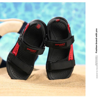 Summer Kids Sandals Breathable Boys Sandals Soft Comfortable Children's Shoes Outdoor Beach Girls Lightweight Slippers