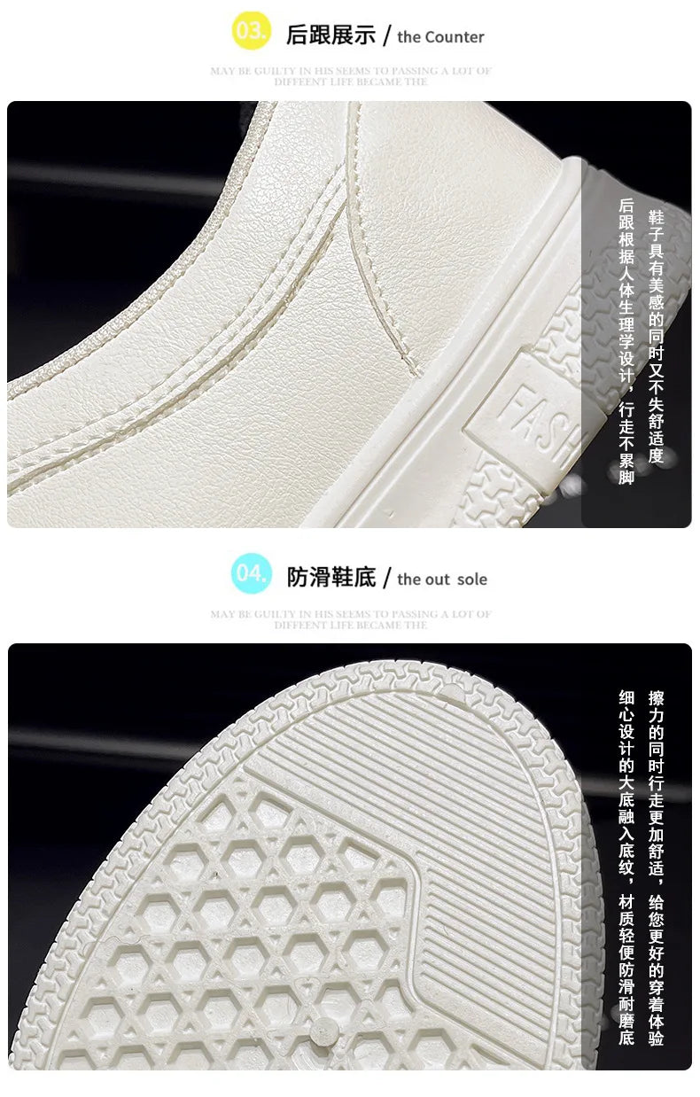 Women's Fashion White Sneakers 2025 New Spring and Autumn Flat Casual Shoes ins Breathable Thin Summer Sneakers