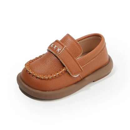 Boys Formal Leather Shoes for Children Kindergarten School Fashion Flats Kids Slip-on Loafers Classic Spring Autumn Korean Style