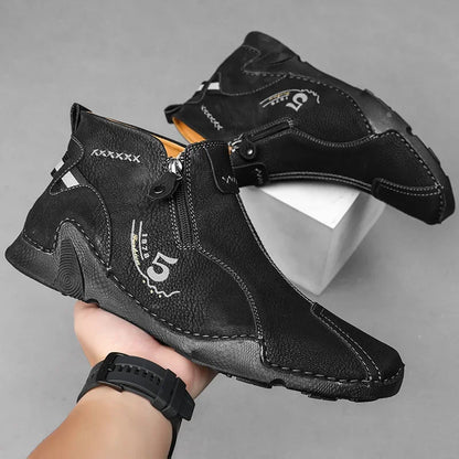 Sneakers Men Casual Shoes Outdoor Anti Slip Man Ankle Boots High Quality Sneakers Man Flat Bottomed Short Boots Shoes for Men