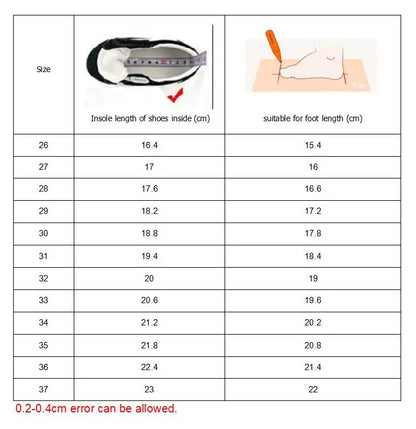Boys Girls Sports Shoes Non-slip Trendy Students Sneakers Thick Soft Sole 2025 New Fashion Children Running Shoes Hook&loop