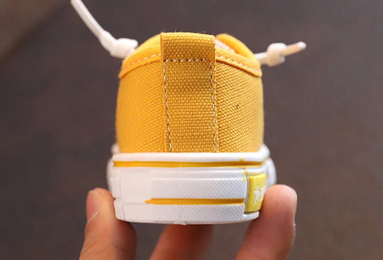 New Children's Canvas Shoes Fashion Baby Board Shoes Girls' Breathable Single Shoes Boys' Casual Shoes