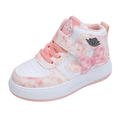 Children's SneakersGirls Casual Shoes Student Shoes Anti-slip Teen Sport Pink Blue Shoes Size 26-37