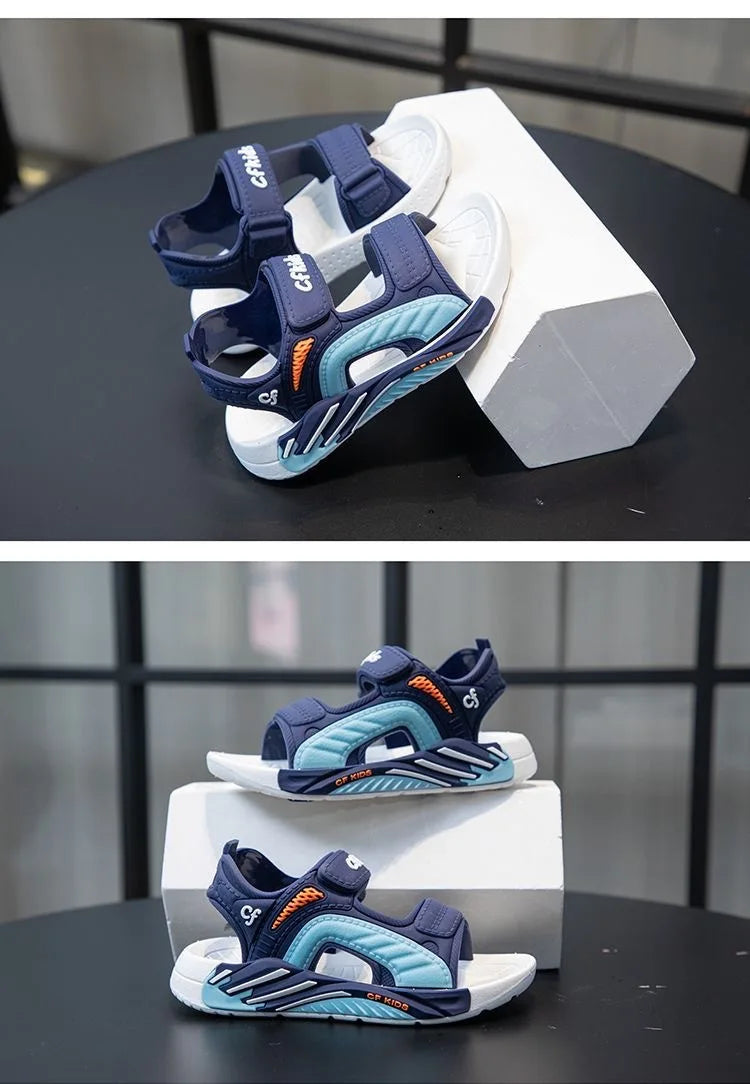 Boys Sports Sandals Summer Girls Lightweight Hiking Beach Sandals Open Toe Breathable Shoes Quick-Dry Outdoor Sandals for Kids