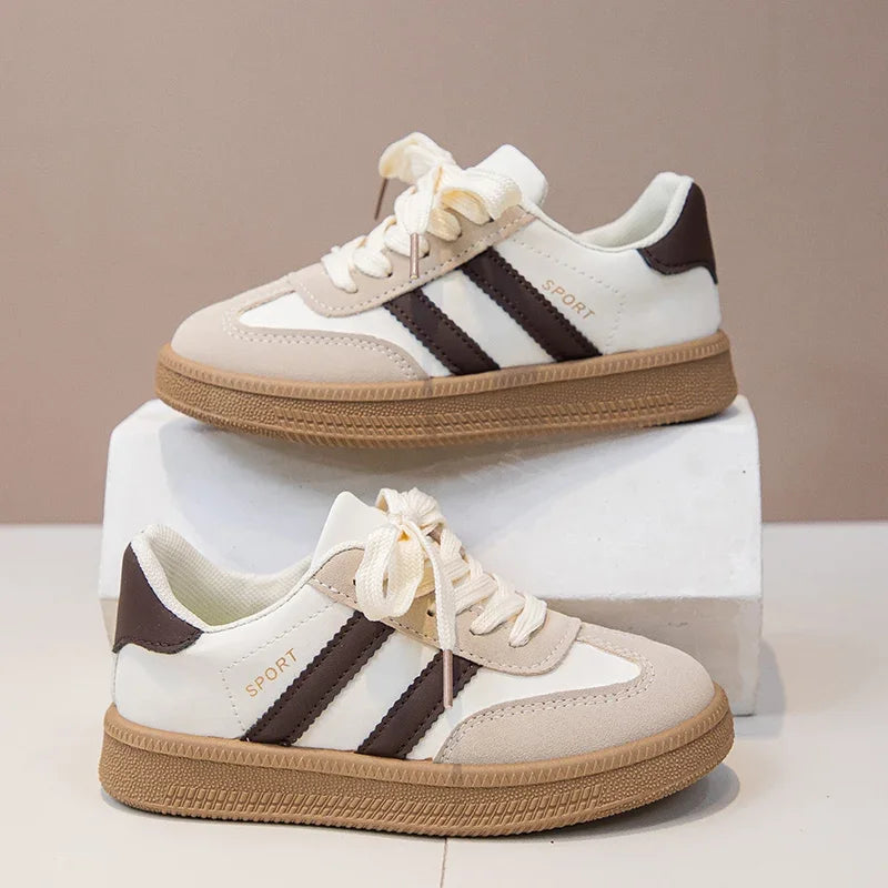Kids Sneakers for Girls Spring Autumn New Boys Sneakers Fashion Patchwork Versatile Children Causal Tennis Shoes Hook Loop