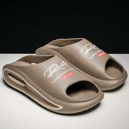 Men's Slippers New Style Casual Soft-Soled Home Sandals Non-Slip Thick-Soled Comfortable Lightweight Beach Shoes