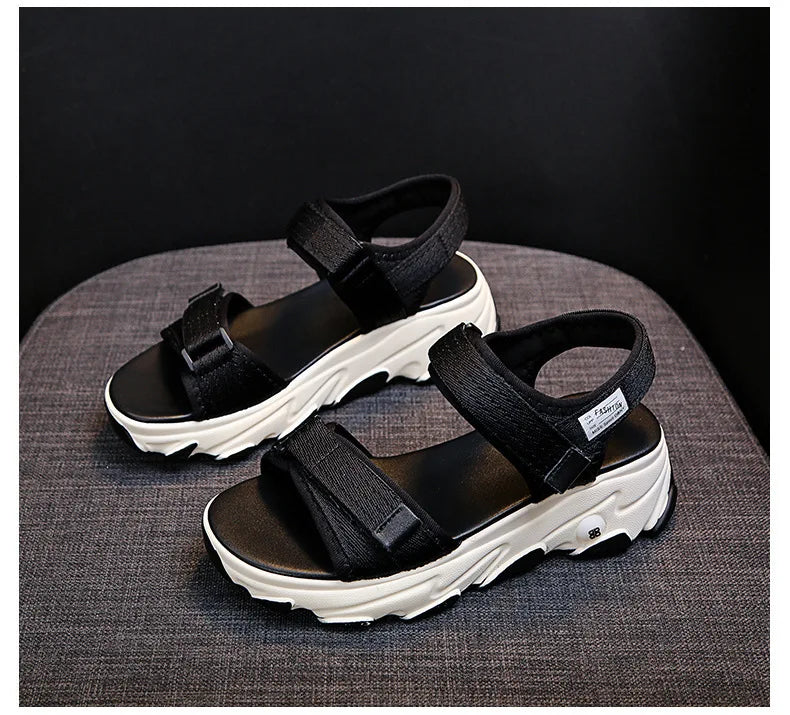Sandals Women Shoes New Summer Sports Daddy Fashion Casual Non-Slip Platform non-slip Beach Shoes Sandalias