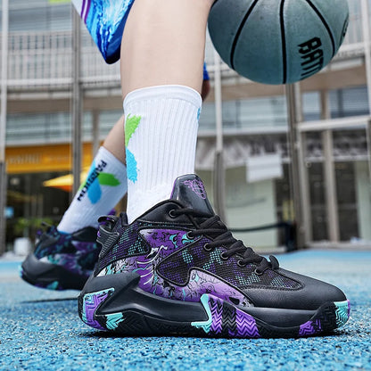 Men Basketball Shoes Unisex Breathable Athletic Light Sports Shoes Trainer Women Outdoor Unisex High Quality Sneakers