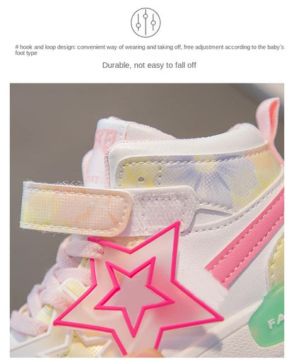 Spring Kids Shoes Fashion Classic Non-slip Children Sneakers Autumn New Walking Shoes for Girls Casual Outdoor