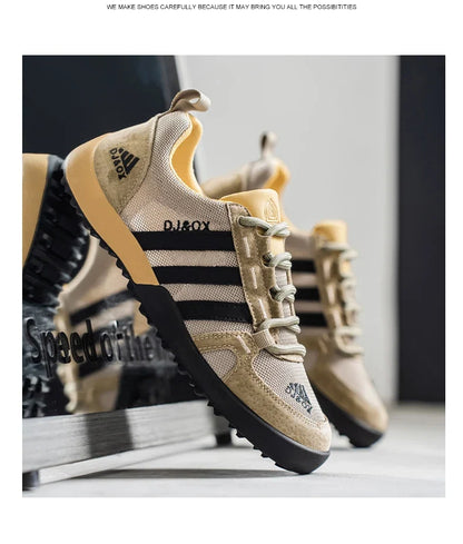 Men's Shoes Fashion Versatile Breathable Board Shoes Thick soled Trendy Casual Shoes (Available)