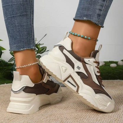Women's Sneakers 2025 Fashion Breathable Women's Shoes Outdoor Non-slip Designer Shoes for Women Autumn Light Platform Sneakers