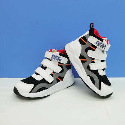 Boys Orthopedic Sneakers For Kid Leather Children School Training Shoes Sporty Running Boot With Arch Support Size24-36