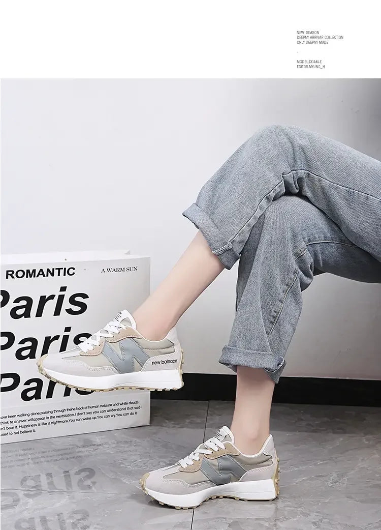 New Women's Causal Sneakers Summer Shoes Woman Fashion Breathable Lace Up Sports Shoes for Women Platform Walking Designer Shoes