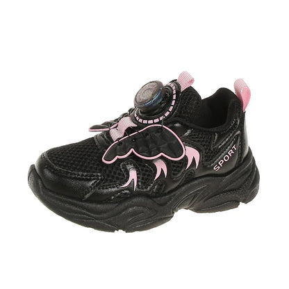 Girl's Sneakers School Running Versatile Kids Basketball Shoes Breathable Children's Sports Shoes Fashion Simple Causal Sneakers