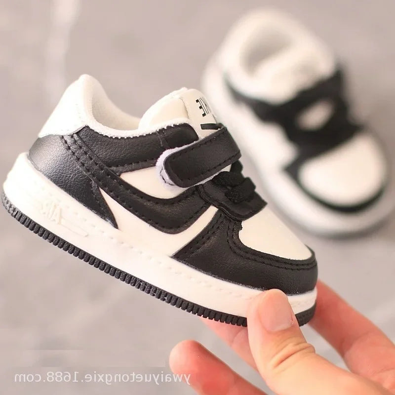 Sneakers for Babies Boys and Girls White Shoes Low-top Sneakers Student Shoes Children's Running Shoes Casual Shoes