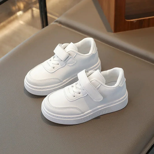 Boys White Shoes for Children Girls Unisex Kids Skate Sneakers Casual Fashion Classic for School Rubber Anti-skid Breathable New