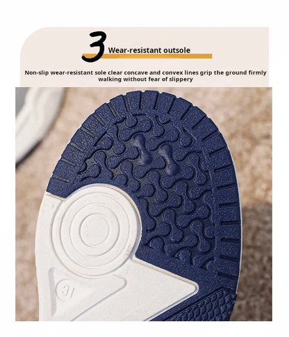 Fashion Children's Sneakers Kids Design White Non-slip Casual Shoes for Boys Girls Hook Breathable Trainers Toddler Outdoor Shoe
