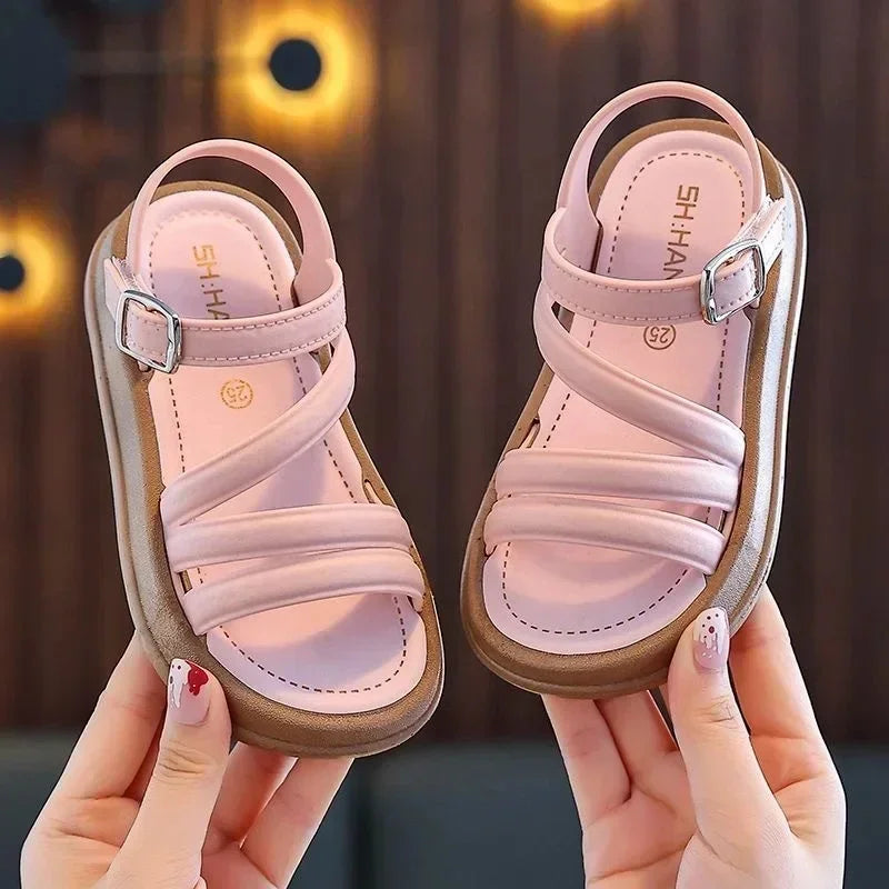 Baby Girls Sandals Summer Casual Children Sandals Girls Flat Shoes Fashion Casual Non Slip Kids Beach Shoes sandalias de mujer