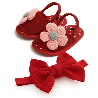Baby Girls Sandals Summer Shoes Outdoor First Walker Toddler Girls Shoes for Summer