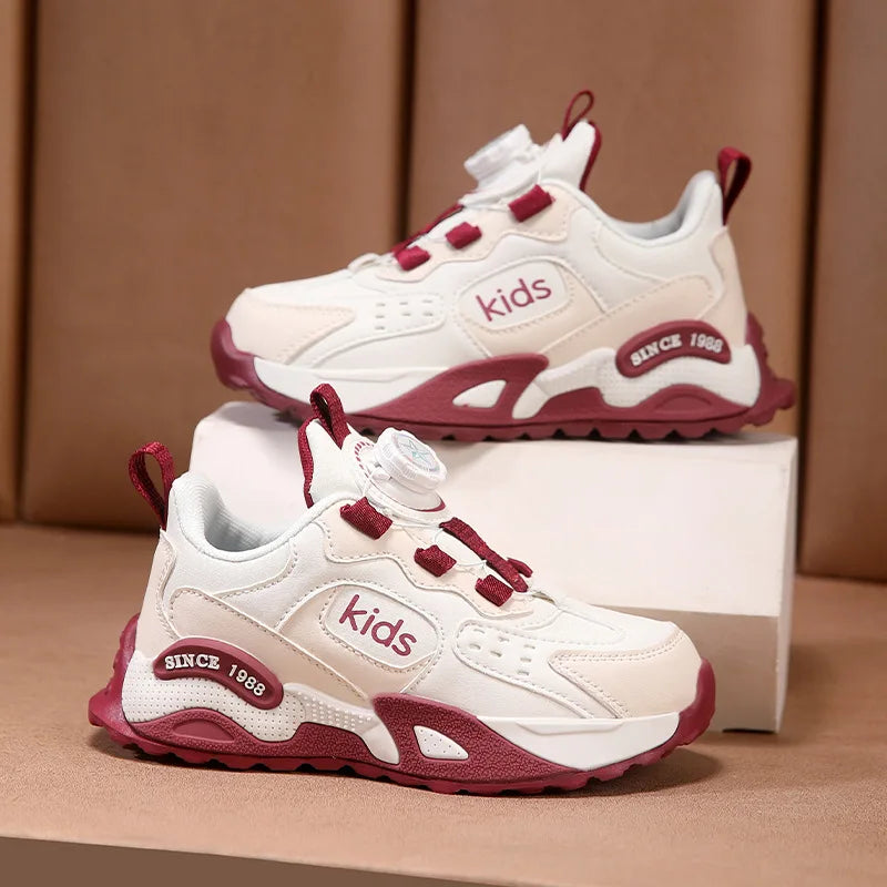 Brand Children's High-quality Casual Sports Shoes Girls Non-slip Running Shoes Comfortable School Kids Breathable Sneakers