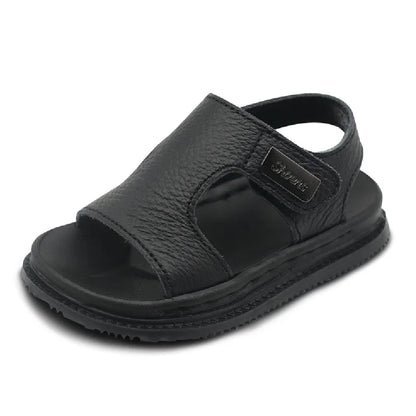 Children's Sandals Male Summer 1-5 Year Old Soft Sole Non slip 2 Children's Sports Leather Beach Sandals 3 Baby Toddler Female