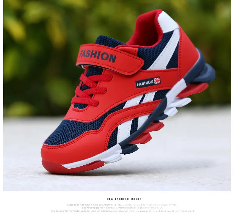 Boys' Fashion Trend Low Top Thick Sole Casual Sports Shoes 2025 Autumn New Style Childrens' Comfortable Platform Chunky sneakers