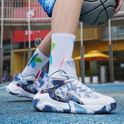 Men Basketball Shoes Unisex Breathable Athletic Light Sports Shoes Trainer Women Outdoor Unisex High Quality Sneakers