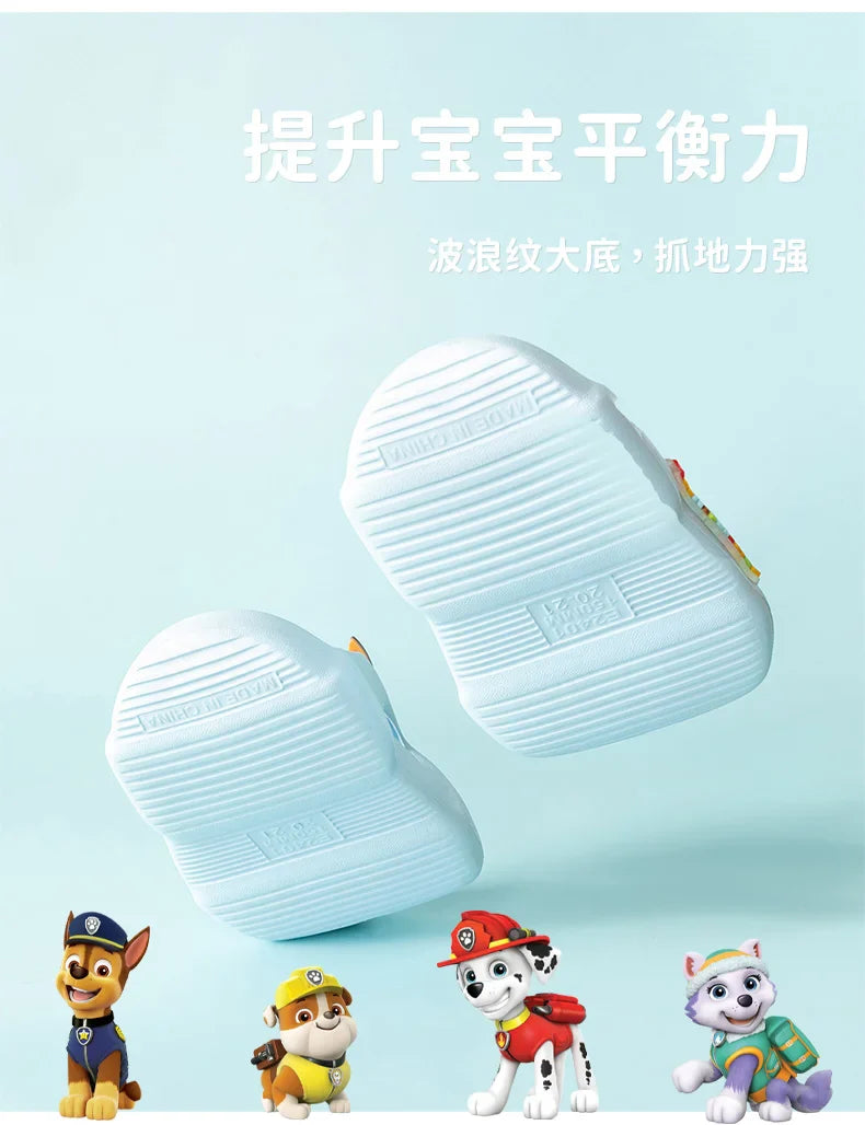 Children's Anime Slides | Boys & Girls Outdoor Non-Slip Soft Soled Sandals & Home Slippers – PAW Patrol