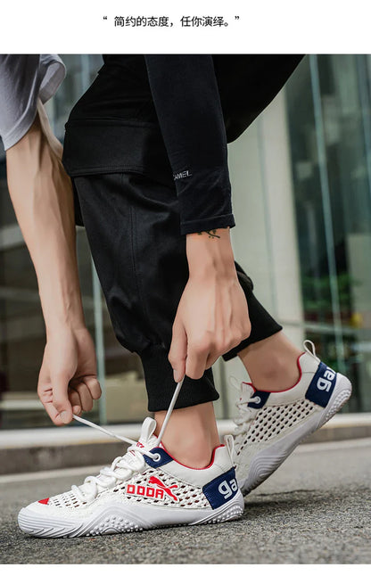 Shoes For Men Mesh Sneakers Summer Casual Breathable Sports Outdoor Hiking Tennis Running Designer Luxury Platform Loafers  (Available)