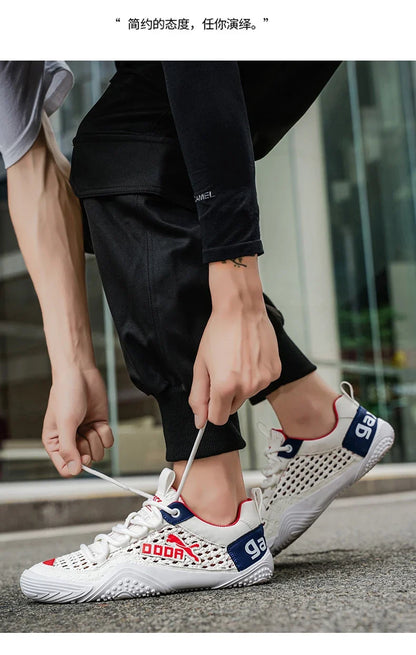 Shoes For Men Mesh Sneakers Summer Casual Breathable Sports Outdoor Hiking Tennis Running Designer Luxury Platform Loafers   (Available)